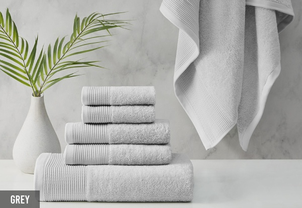 Six-Piece Cloud Linen Retreat Cotton Tencel Towel Set - Five Colours Available