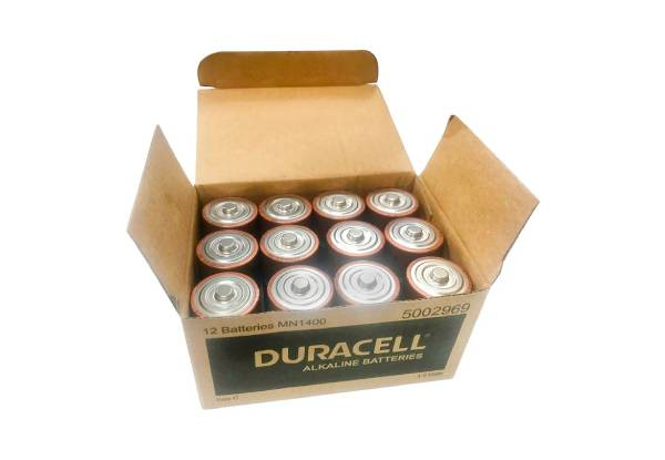Duracell 12-Pack Coppertop C Alkaline Batteries