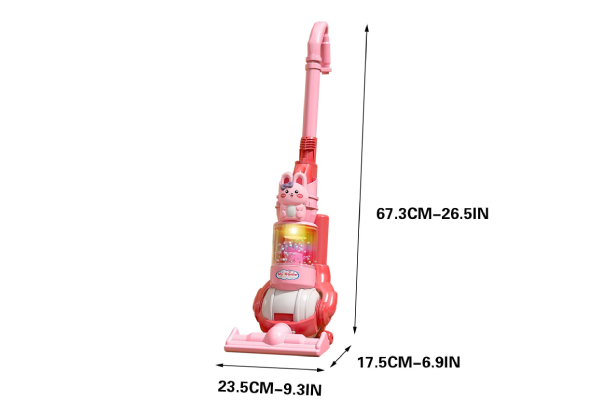 Kids Vacuum Toy with Lights & Realistic Sounds