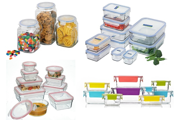 Glasslock Glass Food Container Range - Four Options Available