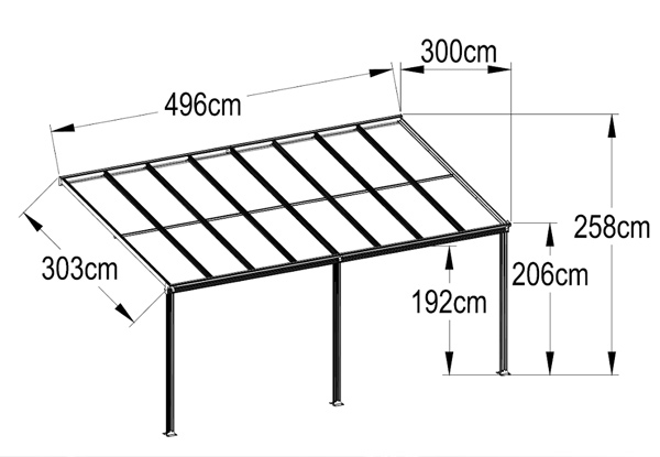 $1,799 for an Aluminium Patio Cover