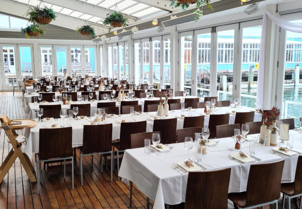 Function at Dockside Restaurant & Bar for 15 to 150 People incl. Three-Course Meal & Beverage - Bar Tab Options Available