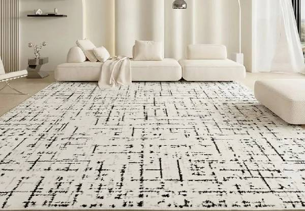 Modern Frost Room Carpet - Four Sizes Available