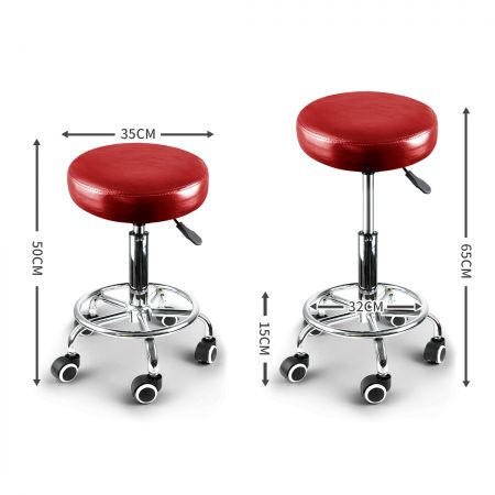 Swivel Salon Bar Stool - Two Colours & Two Pack Available