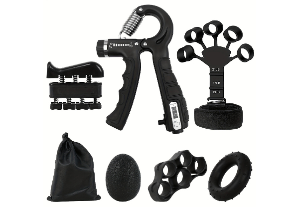 Six-Piece Hand Grip Strengthener Set