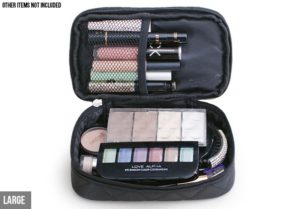 Travel Make-Up Cosmetic Organiser - Two Sizes Available