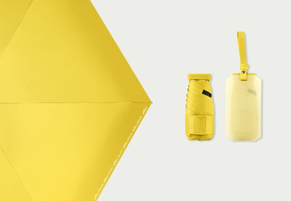 Flat Cute Mini Umbrella Six Folding - Six Colours Available