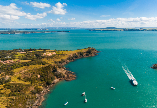 Waiheke Sea, Land & Sky Package for One Person incl. 30-Minute Scenic Flight, Return Ferry & One Day Hop-on-Hop-off Bus Ticket - Options for up to Four People & 45-Minute Flight