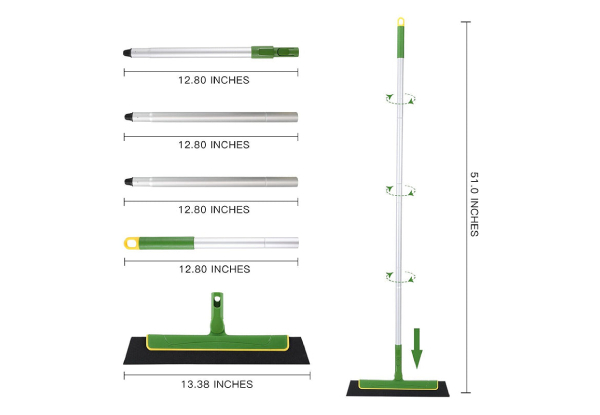 Long Handle Squeegee Floor Foam Broom