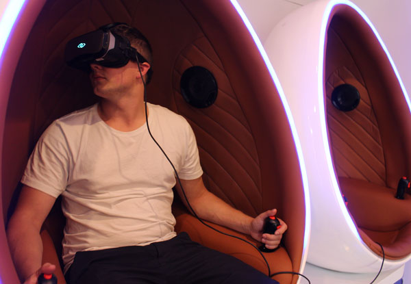 55-Minutes of Unlimited Virtual Reality Experiences for up to Four People