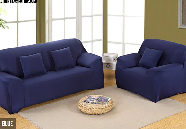 One-Seater Sofa Couch Slipcover - Three Colours Available & Options for a Two-Seater or a Three-Seater