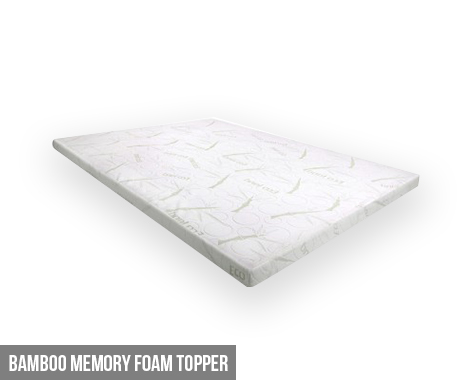 eco land memory foam mattress topper