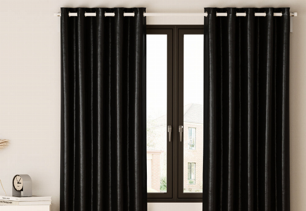 Pair of Artiss 180x213cm Blockout Curtain