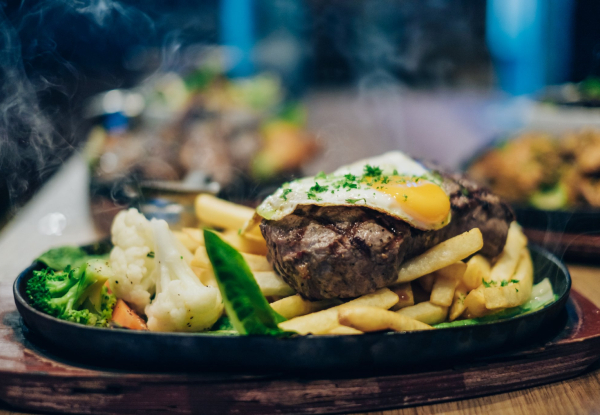 $50 Voucher for Two People at Mama Sizzler Towards Brunch, Lunch or Dinner - Options for up to $200 for Eight People - Valid 7 Days