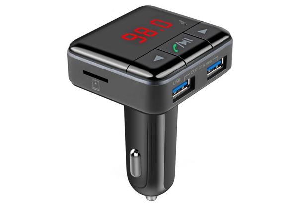 Promate smarTune-2 Wireless In-Car FM Transmitter with Dual USB Ports