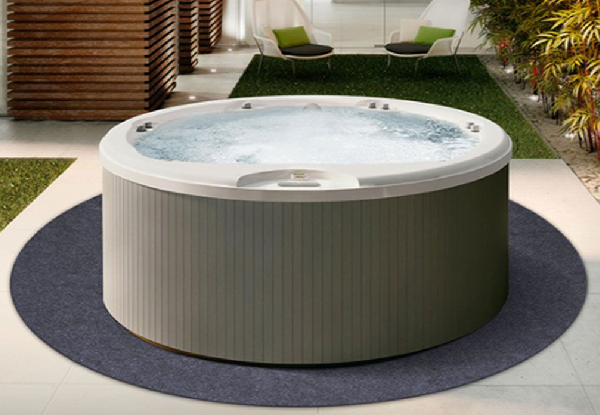 Round Heavy Duty Grey Pool Liner Mat