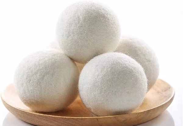 Six-Piece 7cm NZ Wool Dryer Balls