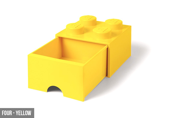 Lego Storage Brick Drawer - Two Sizes & Four Colours Available