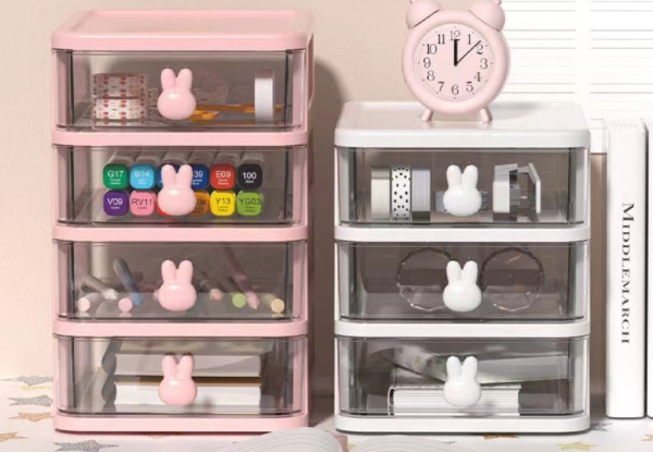 Countertop Makeup Storage Drawer - Available in Two Colours & Two Sizes