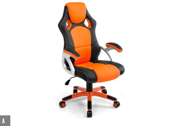Racing Office Chair - Two Styles & Two Colours Available