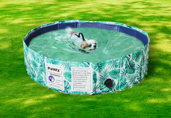 Pawz Portable Pet Swimming Pool - Four Sizes Available