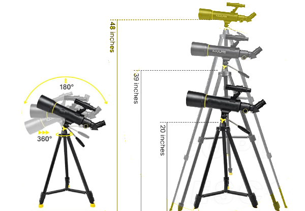 70mm Aperture 400mm AZ Mount Astronomical Refracting Telescope