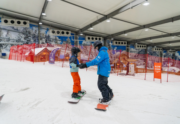 Learn to Ski or Snowboard the Right Way Three-Lesson Beginner Package at Snowplanet