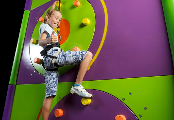 $9 for a Single Entry to Rock Climbing or Clip N Climb - Options Available for One or Two People (value up to $34)