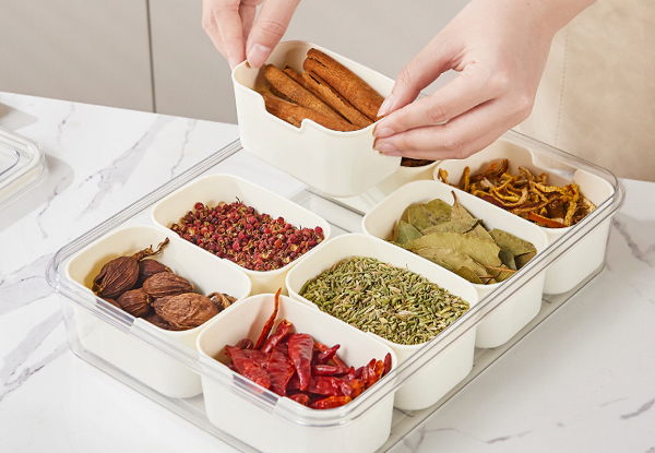 Snackle Box Divided Serving Tray with Lid - Available in Two Styles & Option for Two