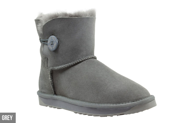 Comfort Me Unisex Australian Made Memory Foam Mini Button UGG Boot’s - Five Colours Available