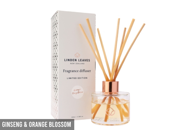 Linden Leaves Fragrance Diffuser - Six Scents Available