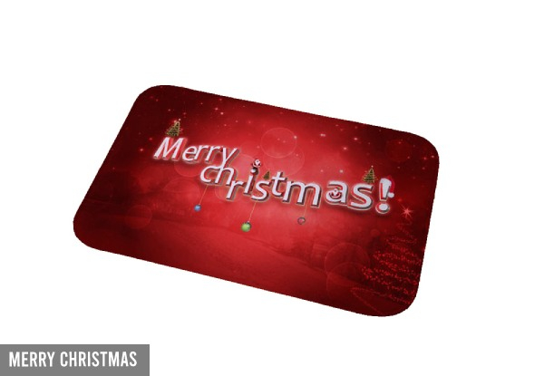 Anti-Slip Christmas Door Mat - Three Prints & Two Sizes Available & Option for Two-Pack