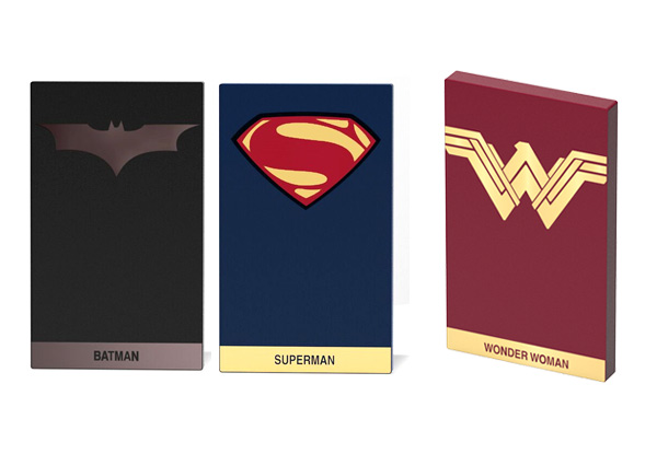 Tribe DC Character Fast Charge Power Bank - Options for Batman, Superman or Wonder Woman