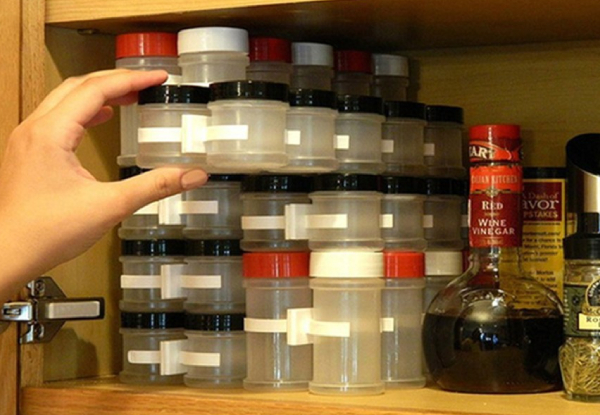 Cupboard Spice Organiser Set - Two Options Available with Free Delivery