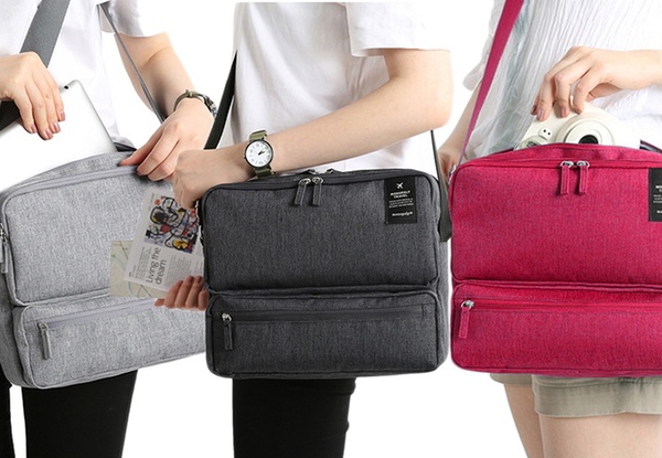 Multi-Compartment Travel Bag - Four Colours & Option for Two Available