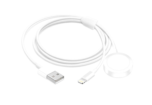 Two-in-One iPhone Charger Cable & Charging Station for Apple Watch- Option for Two