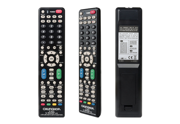 Replacement Remote Control Compatible with Sharp TVs