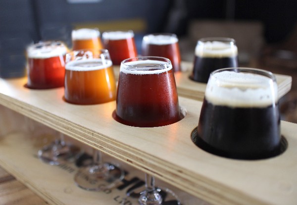 Brewery Tour & Tasting Trays for Two People - Options up to Ten People & to incl. Take-Home Beer Gift Box Each