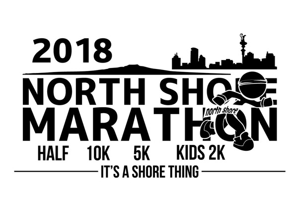 Entry to the 2018 North Shore Marathon Event on Sunday 2nd September 2018  incl. an Event T-Shirt – Other Entry Options Available