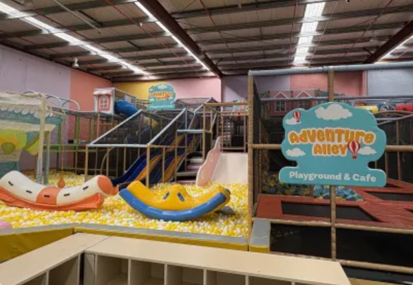 Child Entry Pass to Auckland's Indoor Playground at Adventure Alley - Options for Weekday or Weekend Entry
