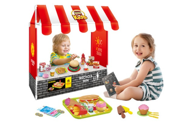 150-Pieces Kids Toy Takeout House Restaurant Set