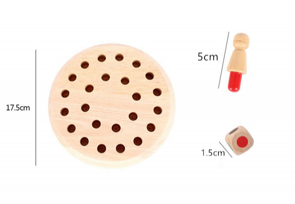 Wooden Memory Match Stick Game - Option for Two