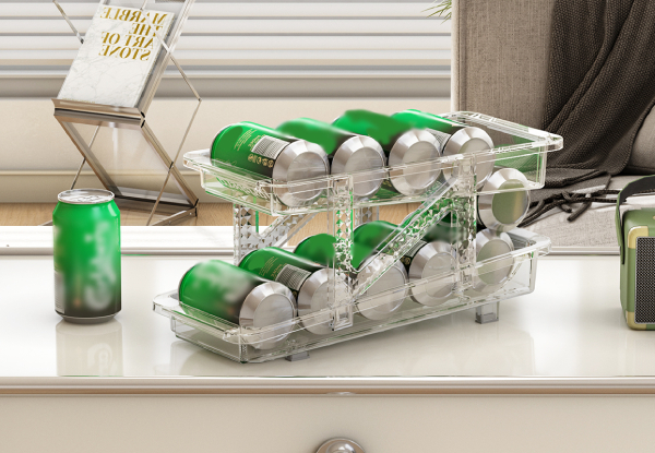 Adjustable Soda Can Organiser Dispenser - Option for Two