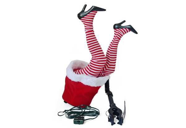 Automatic Swinging Leg With High Heel Christmas Tree Decoration