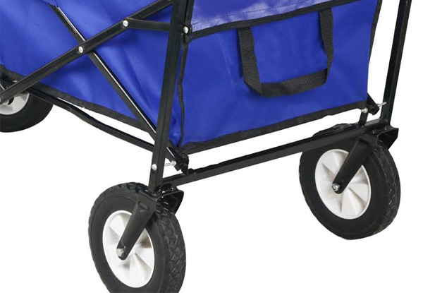 Collapsible Sturdy Steel Frame Garden Cart
