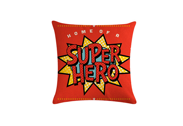 Comic Book Punch Cushion Covers - Six Styles Available