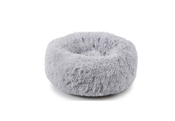 Luxury Shaggy Donut Pet Bed - Three Sizes & Three Colours Available