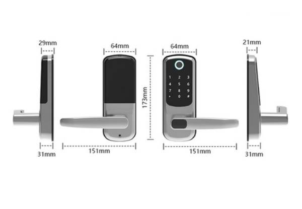 Biometric Digital Door Lock with Bluetooth