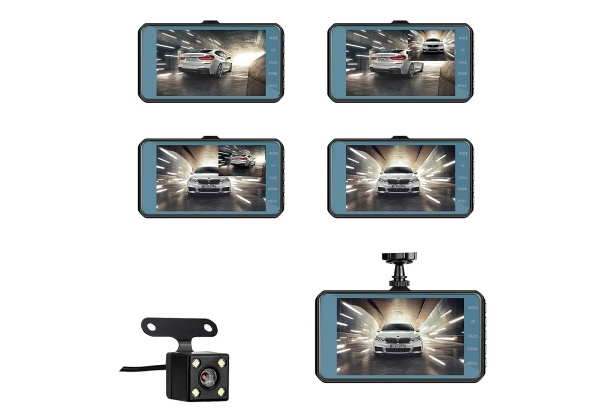 1080P Touch Screen Dual Dash Camera - Option for Two-Pack