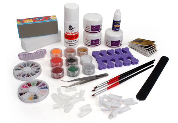 $18 for a Full Acrylic Nail Art Starter Kit Set